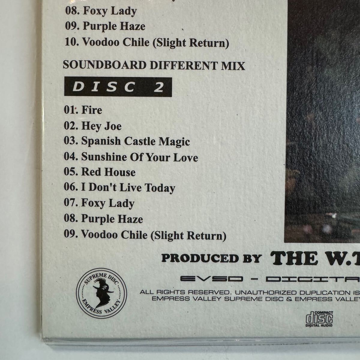 JIMI HENDRIX / RED HOUSE (2 CD) Empress Valley