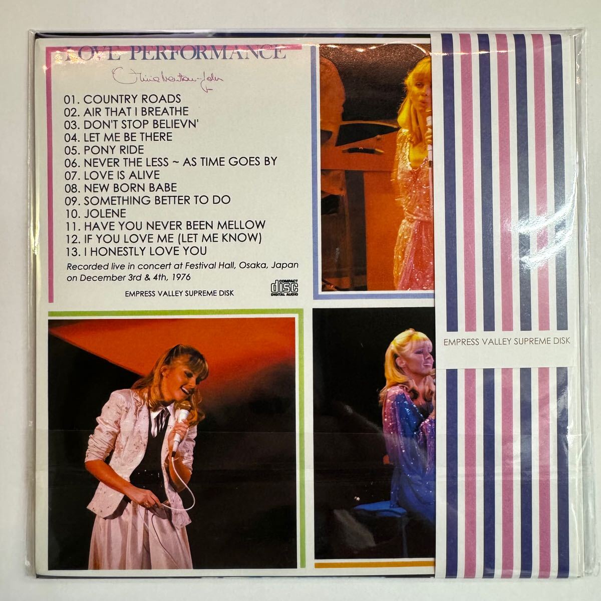 OLIVIA NEWTON-JOHN / LOVE PERFORMANCE (1CD)