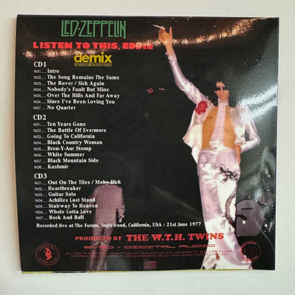 LED ZEPPELIN / LISTEN TO THIS, EDDIE “DEMIX” Pro Use Only Cover (3CD)