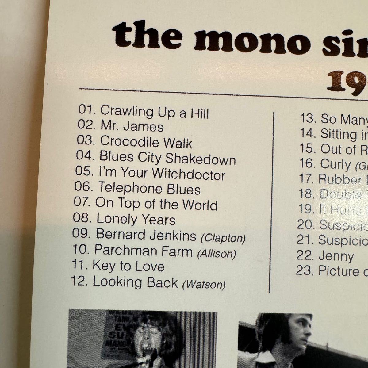 JOHN MAYALL AND THE BLUESBREAKERS / THE MONO SINGLES COLLECTION 1964-68 (1CD)