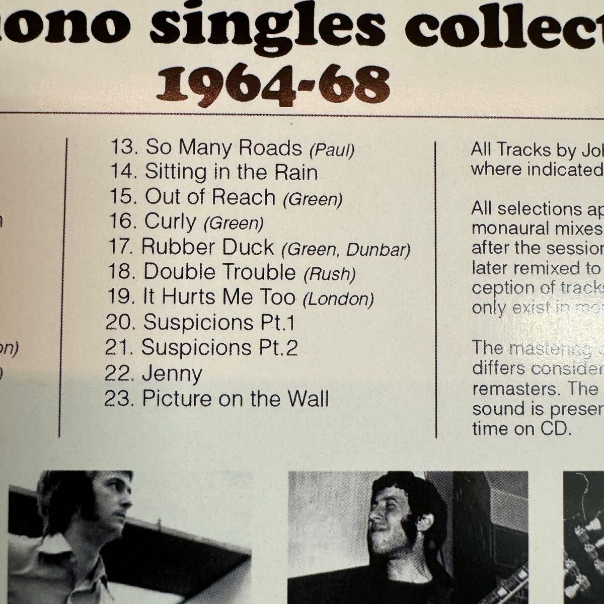 JOHN MAYALL AND THE BLUESBREAKERS / THE MONO SINGLES COLLECTION 1964-68 (1CD)