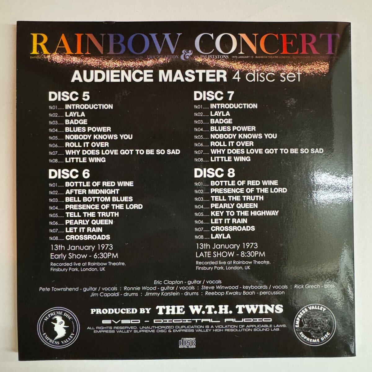 ERIC CLAPTON & THE PALPITATIONS / Rainbow Concert (8CD+BONUS)