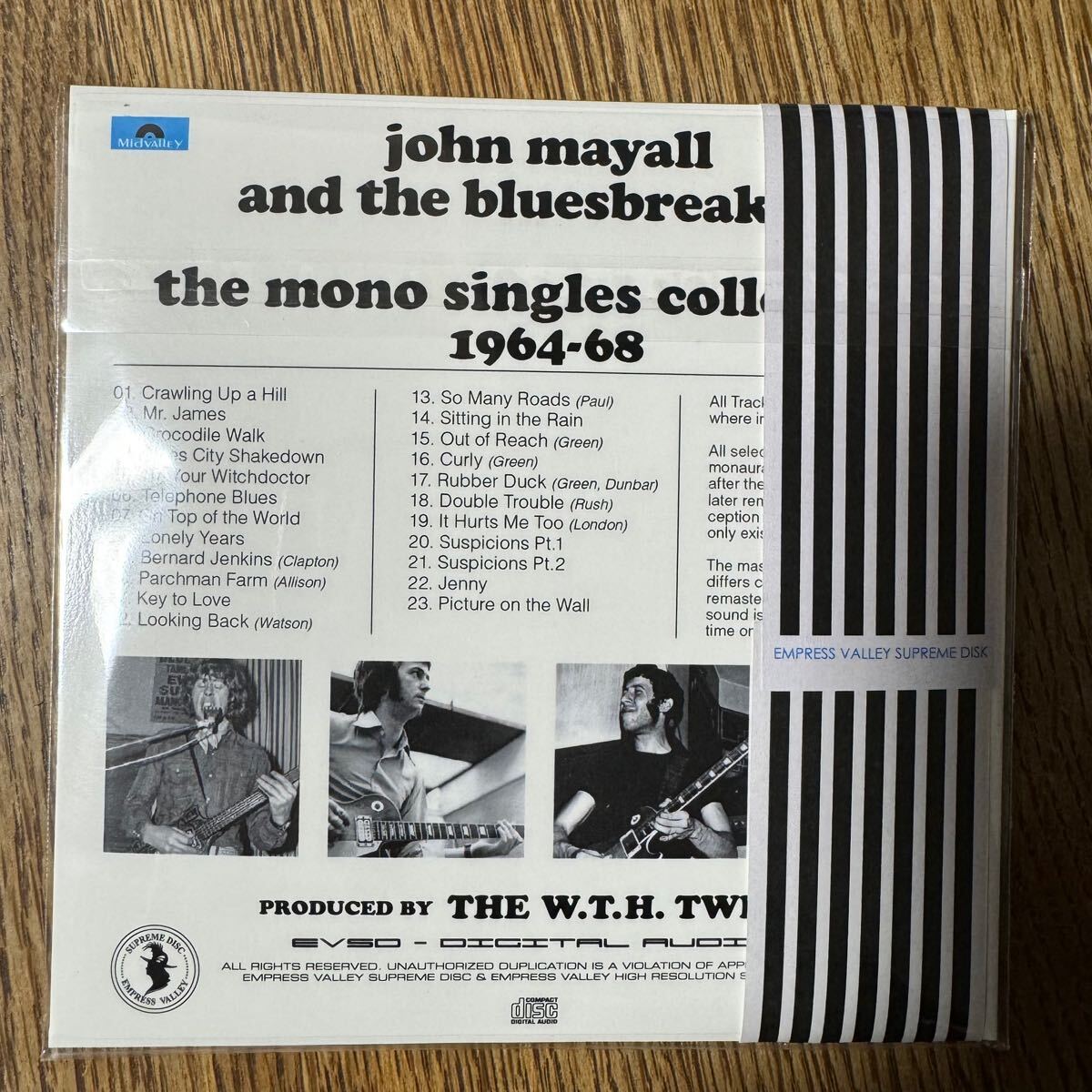 JOHN MAYALL AND THE BLUESBREAKERS / THE MONO SINGLES COLLECTION 1964-68 (1CD)