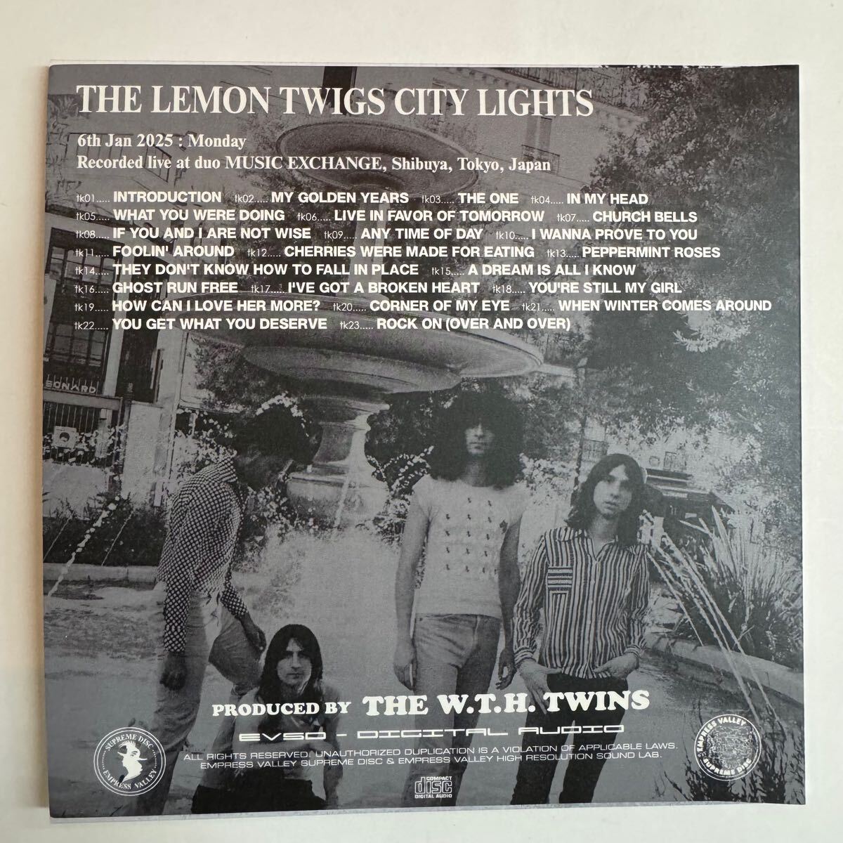 THE LEMON TWIGS / CITY LIGHTS (1CD) – WORLD MUSIC LOVER