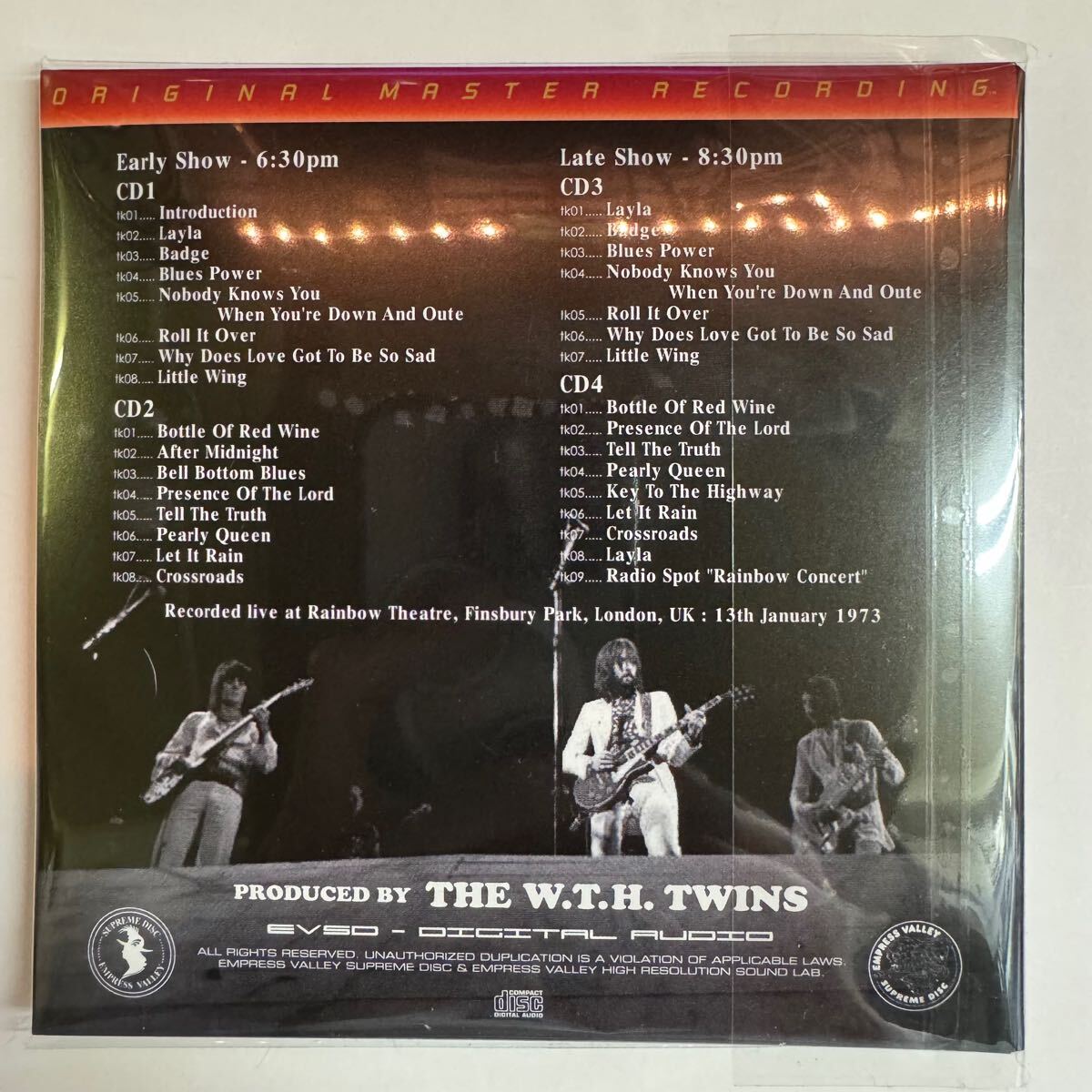 ERIC CLAPTON ＆ THE PALPITATIONS / RAINBOW CONCERT (4CD)