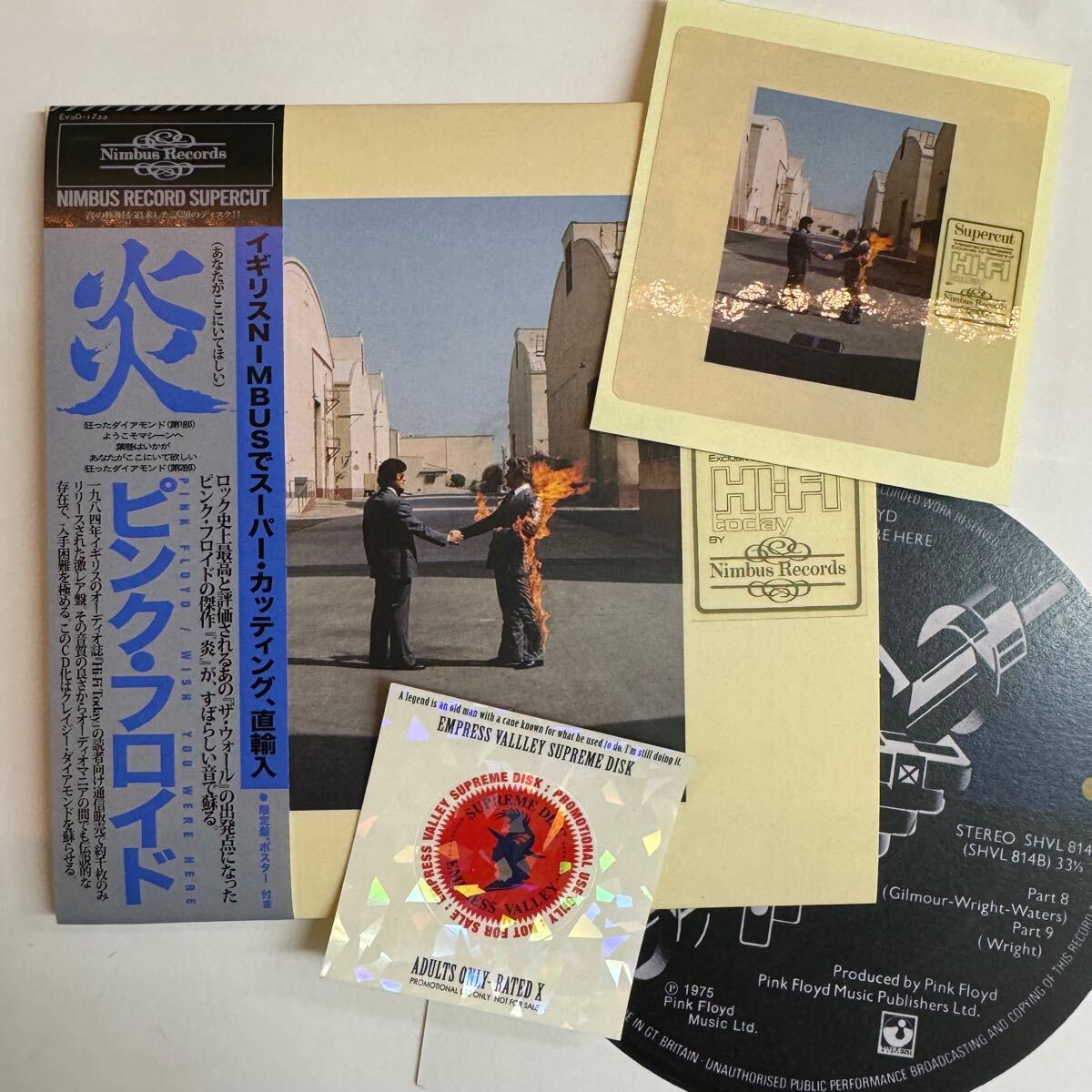 ¡NUEVO! PINK FLOYD / OJALÁ ESTUVIERAS AQUÍ. Supercut de Nimbus Records (1 CD).