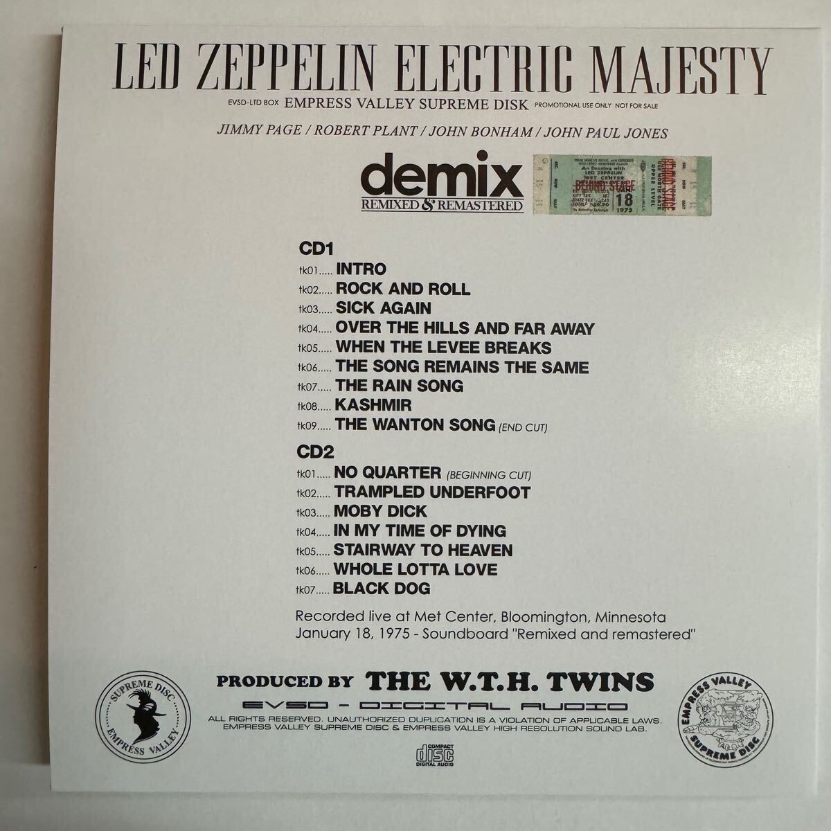 LED ZEPPELIN / ELECTRIC MAJESTY (8CD BOX)