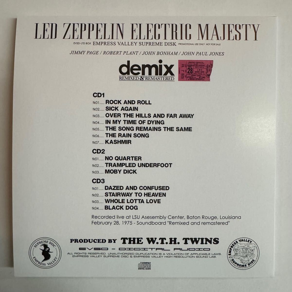 LED ZEPPELIN / ELECTRIC MAJESTY (8CD BOX)
