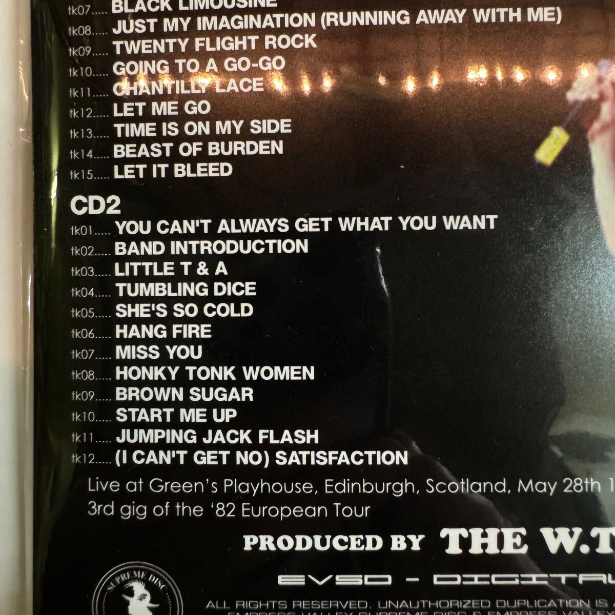 THE ROLLING STONES / HIGHLAND RIFFS! European Tour 1982 SOUNDBOARD (2CD)