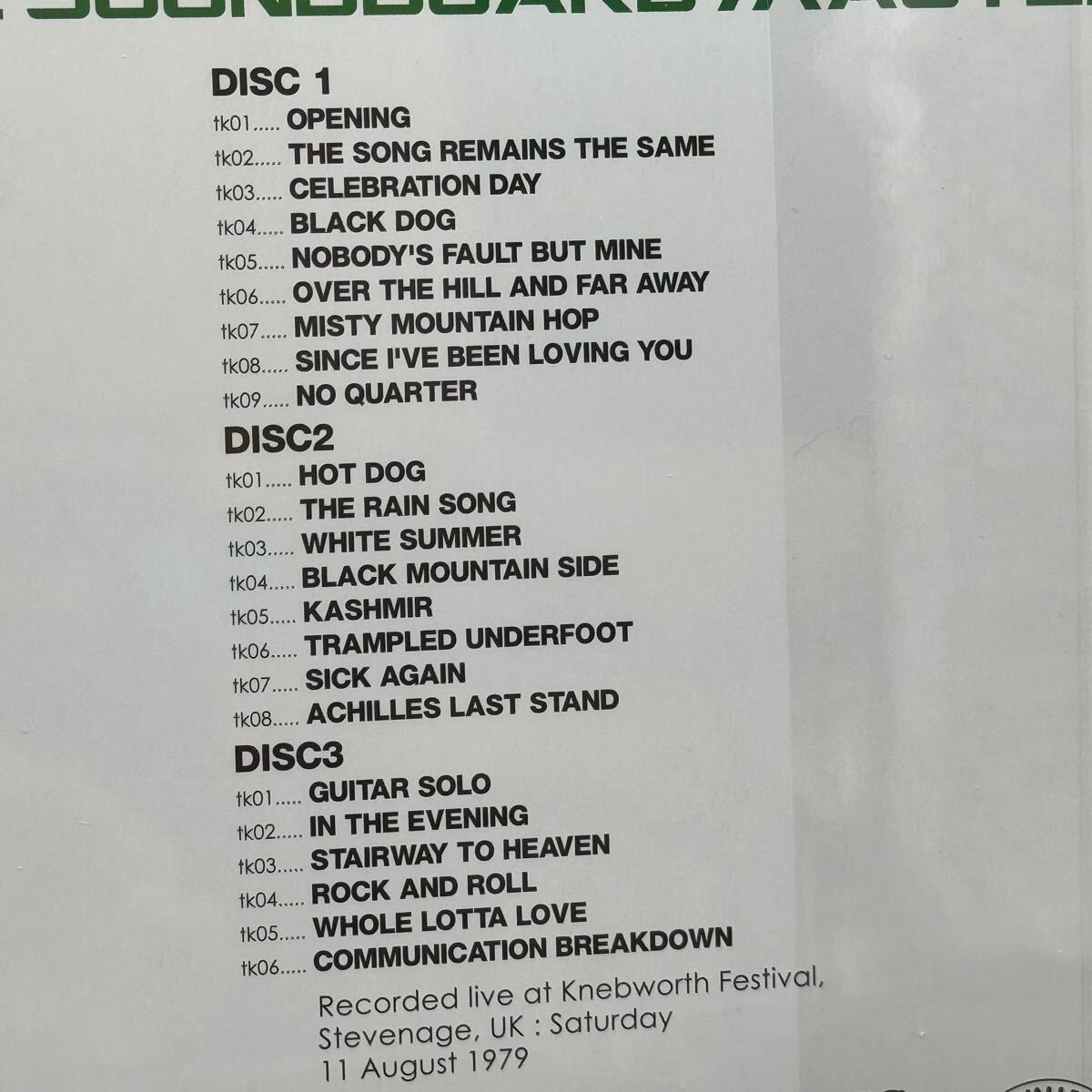 LED ZEPPELIN / OVERLOAD Knebworth 1979 (3CD BOX) Empress Valley