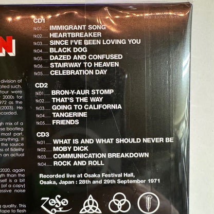 LED ZEPPELIN / JIRAIYA BOX LIVE IN OSAKA 1971 (3CD)