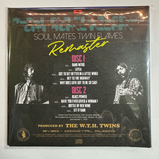 DEREK AND THE DOMINOS / SOUL MATES TWIN FLAMES Remaster (2CD)
