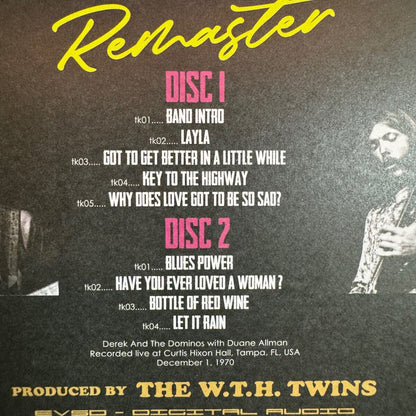 DEREK AND THE DOMINOS / SOUL MATES TWIN FLAMES Remaster (2CD)