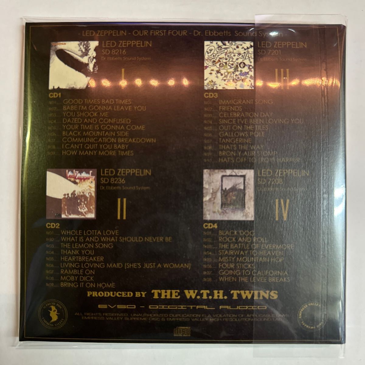 LED ZEPPELIN / OUR FIRST FOUR Dr. Ebbetts Sound System (2CD)