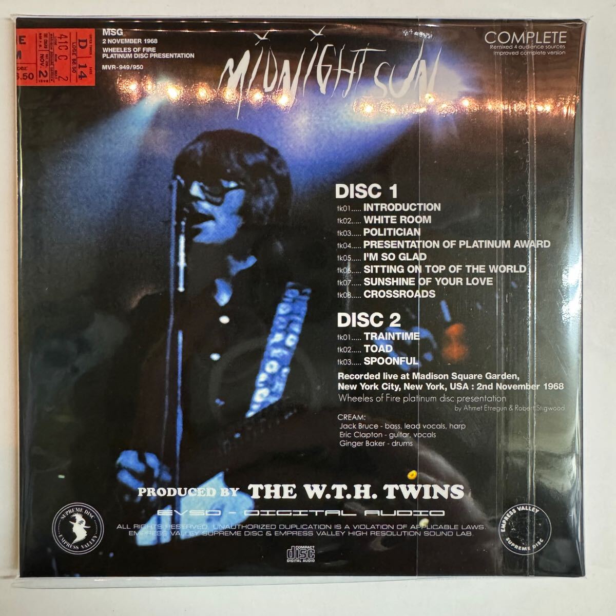 CREAM / MIDNIGHT SUN (2CD)