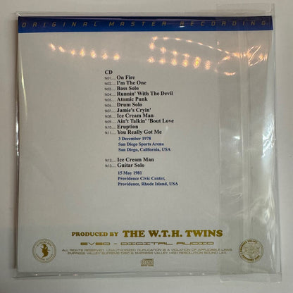 VAN HALEN / SAN DIEGO NIGHT Gira mundial 1978 (1 CD)