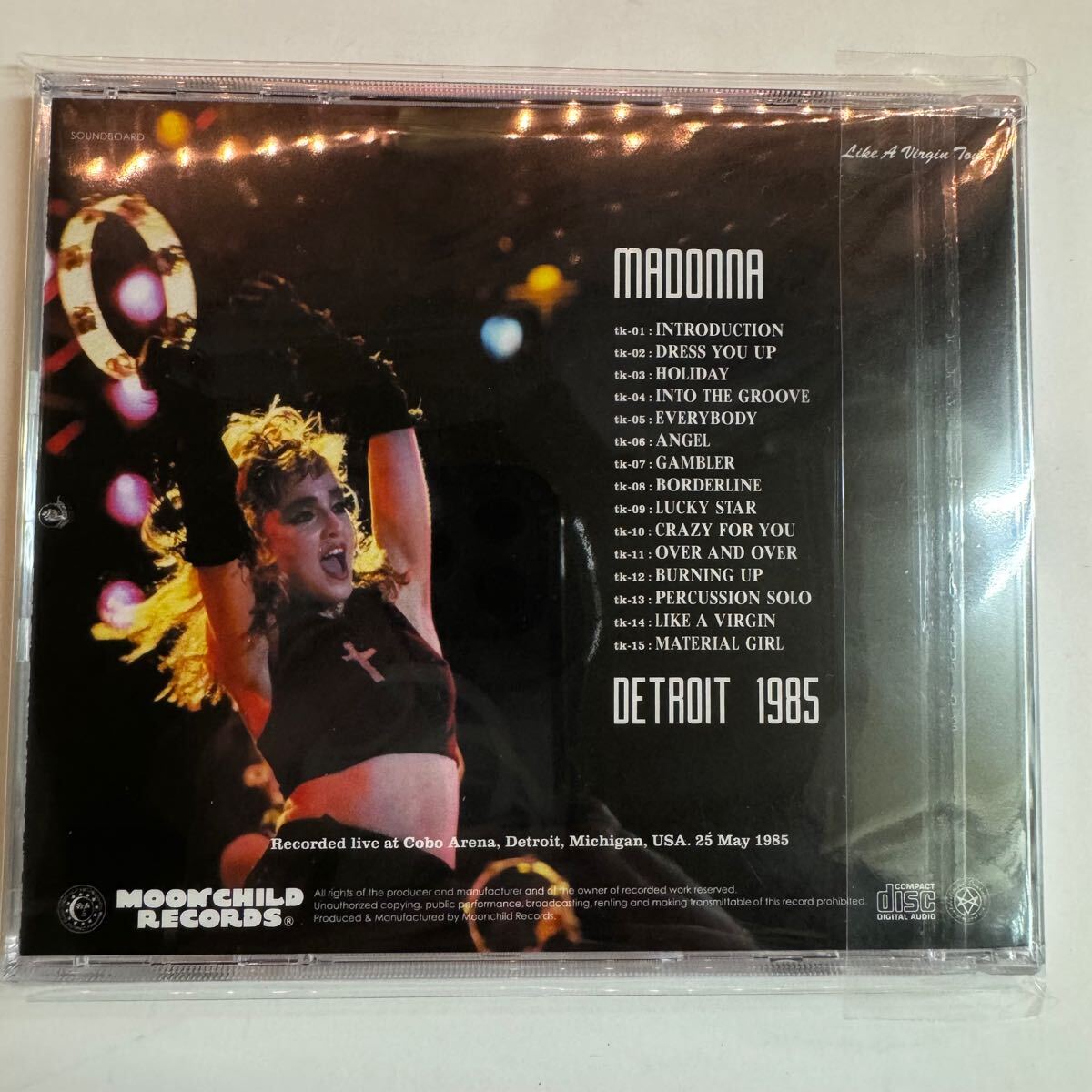 MADONNA / DETROIT 1985 (1CD) Moonchild ¡NUEVO!