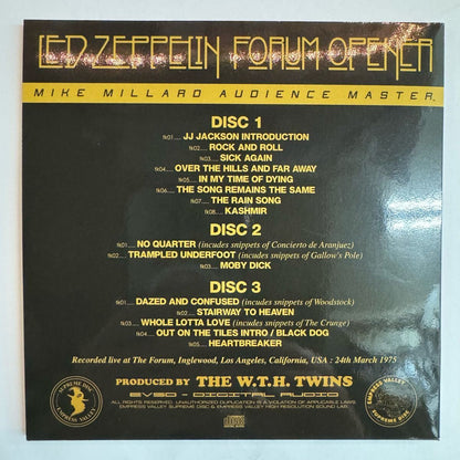 LED ZEPPELIN / FORUM OPENER SPECIAL BOX (12CD BOX) 1975 LA Forum 1st Night 4 ver. Pro Use Only Box Set!