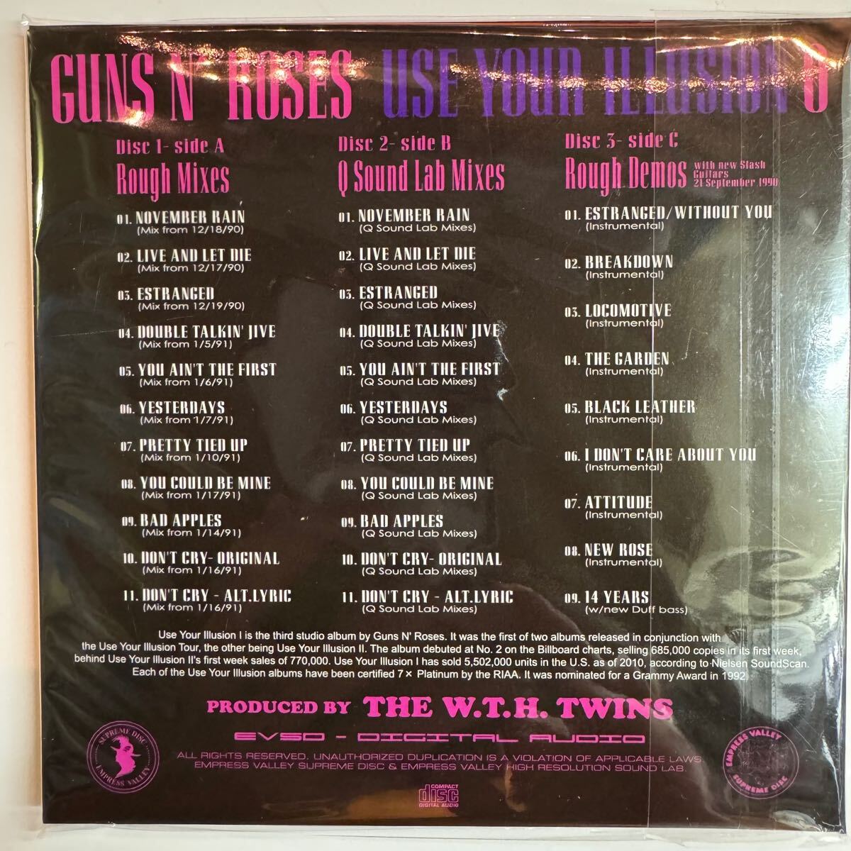 GUNS N’ ROSES / USE YOUR ILLUSION ZERO (3CD)