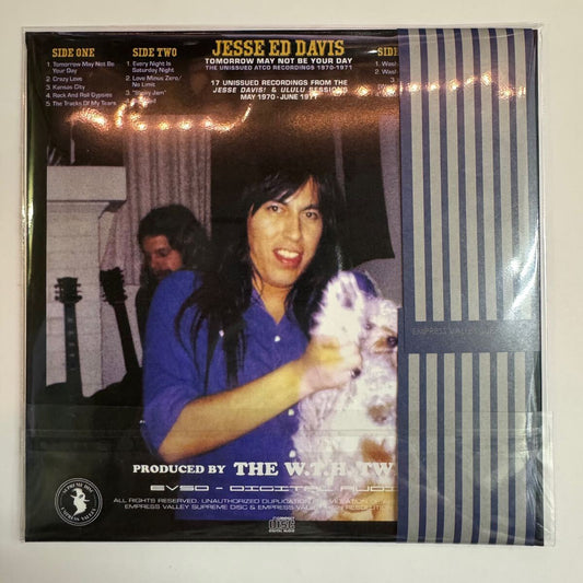 JESSE ED DAVIS / TOMORROW MAY NOT BE YOUR DAY (1CD)
