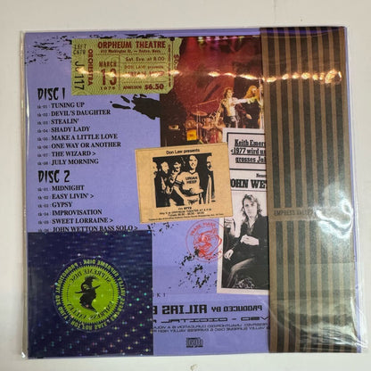 URIAH HEEP / IN BOSTON 1976 Taped by Dan Lampinski (2CD)