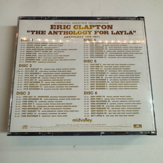 ERIC CLAPTON / THE ANTHOLOGY FOR LAYLA (6CD)