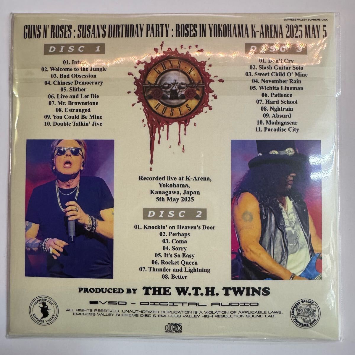 GUNS N’ ROSES / MAY 05 YOKOHAMA JAPAN K ARENA (3CD)