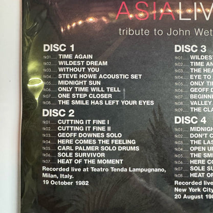 ASIA / FOREVER JW Asia Live (4CD)