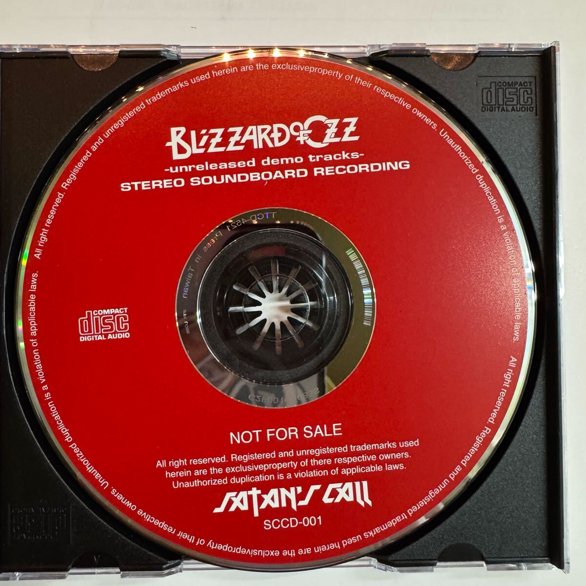 OZZY OSBOURNE / BLIZZARD OF OZZ unreleased demo tracks (1CD)