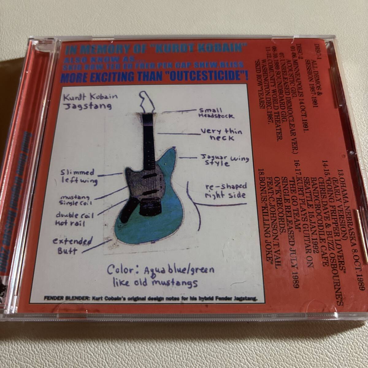 Nirvana / In Memory Of Kurdt Kobain (2CD) 38 Tracks