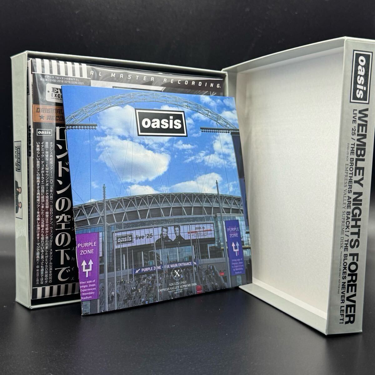 OASIS / WEMBLEY NIGHTS FOREVER (4CD) Booklet Box Empress Valley