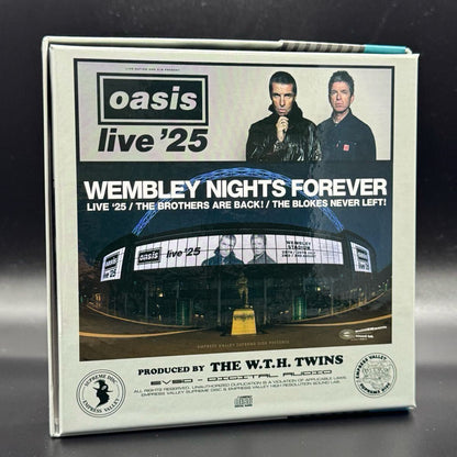 OASIS / WEMBLEY NIGHTS FOREVER (4CD) Caja de folleto Empress Valley IEM SOUNDBOARD! 