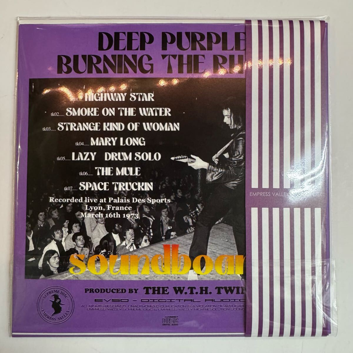 DEEP PURPLE / BURNING THE RHONE (1CD)