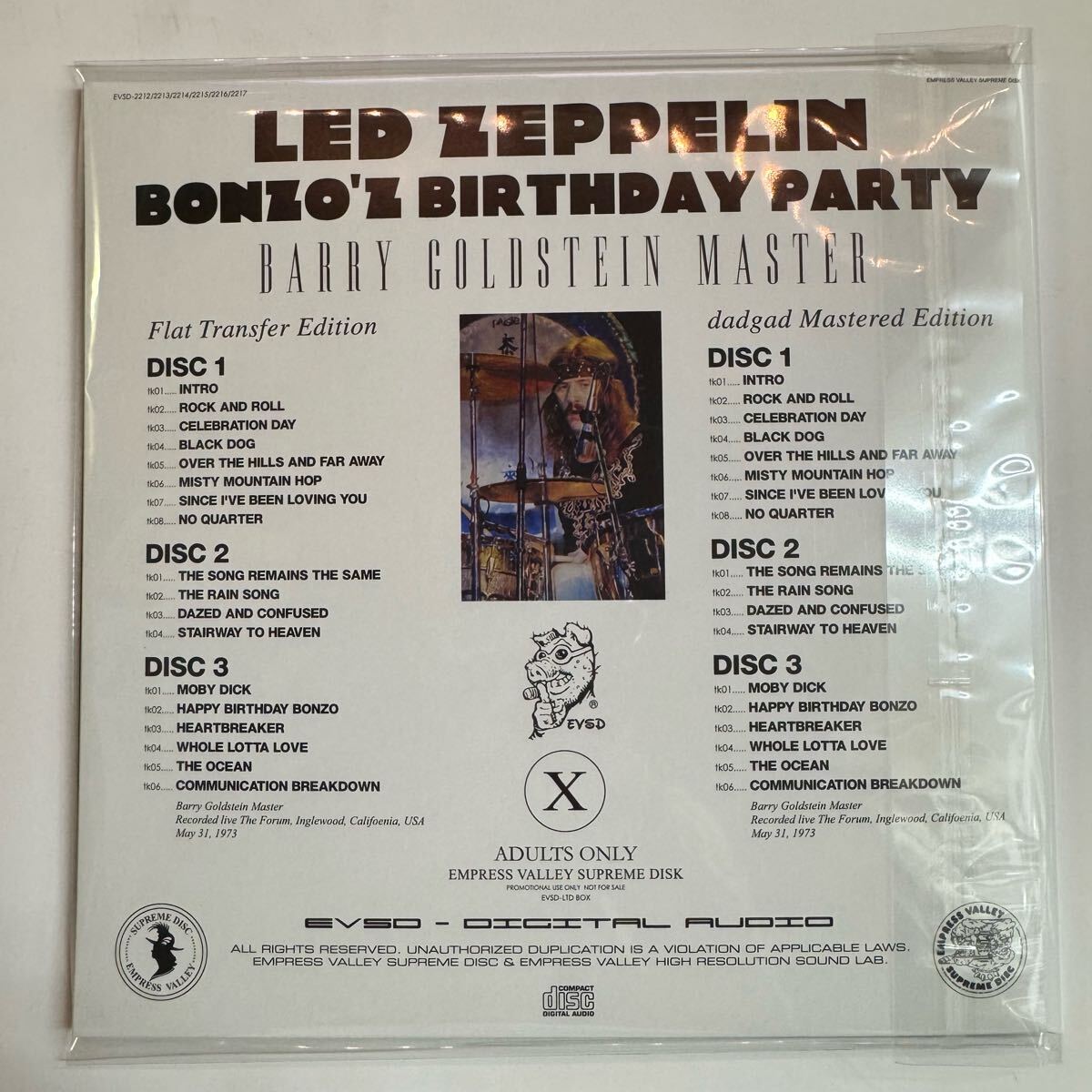 LED ZEPPELIN / BONZO’S BIRTHDAY PARTY (6CD 7inch Large Jacket)