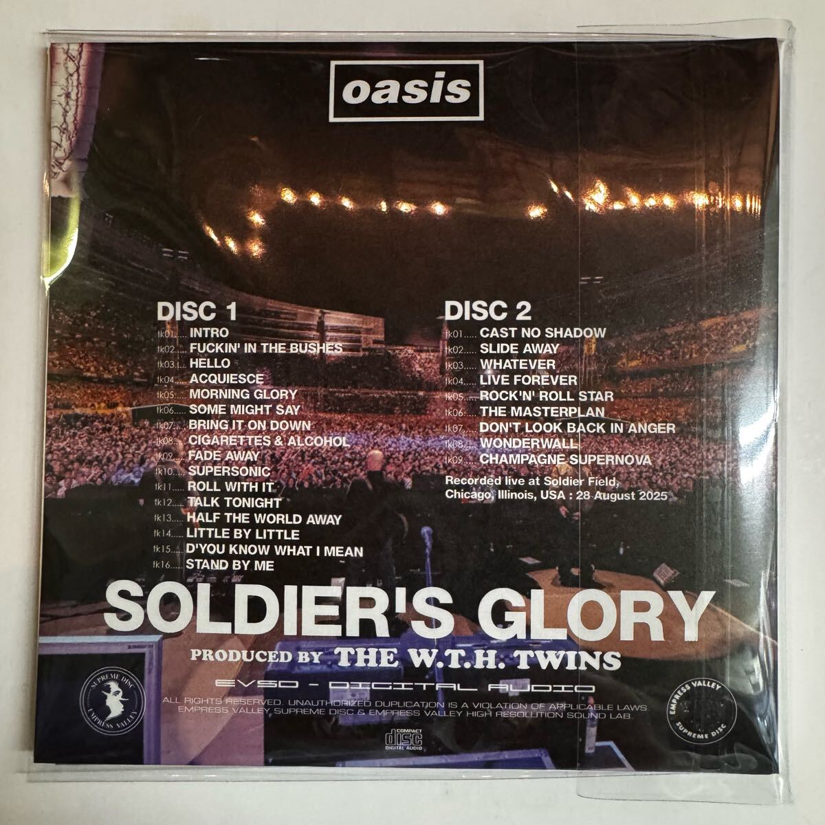 OASIS /SOLDIER’S GLORY (2CD)
