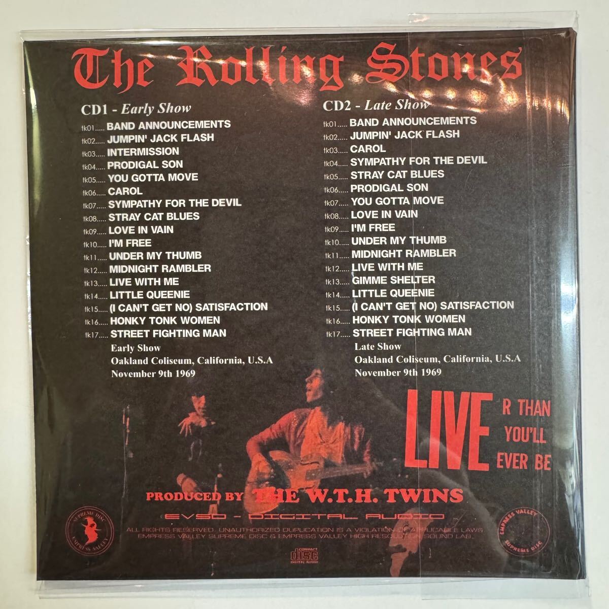 THE ROLLING STONES / LIVER THAN YOU'LL EVER BE captain acid