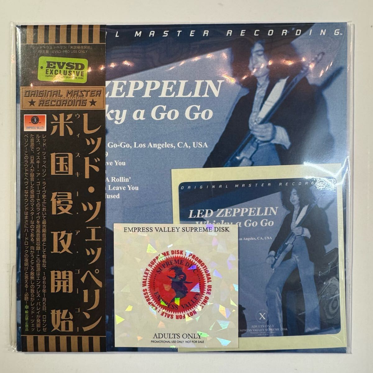 LED ZEPPELIN / Whisky A Go Go (1CD) Los Angeles 1969 Empress Valley Super Rare!