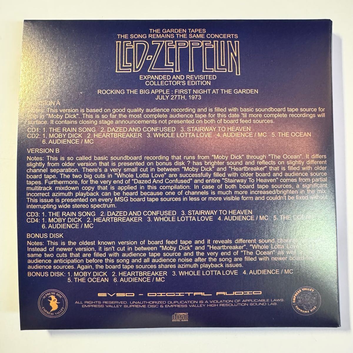 LED ZEPPELIN / THE GARDEN TAPES (18CD BOX SET) Limited