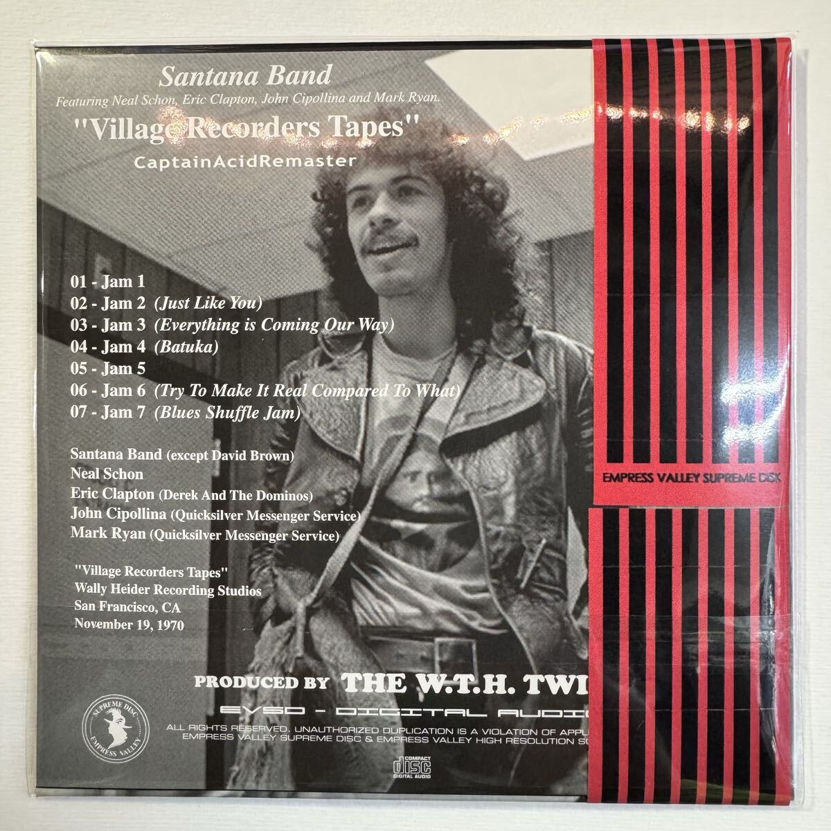 SANTANA ERIC CLAPTON / Village Recorders Tapes CaptainAcidRemaster (1CD)
