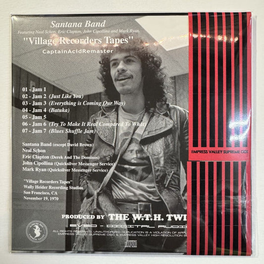 SANTANA ERIC CLAPTON / Village Recorders Tapes CaptainAcidRemaster (1CD)