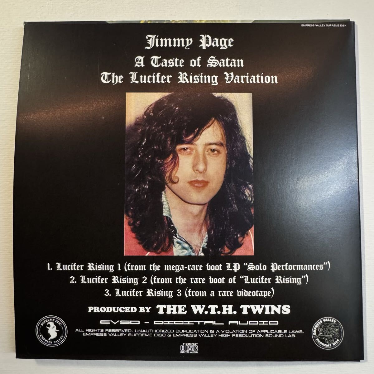 JIMMY PAGE / A TASTE OF SATAN The Lucifer Rising Variation (1CD)