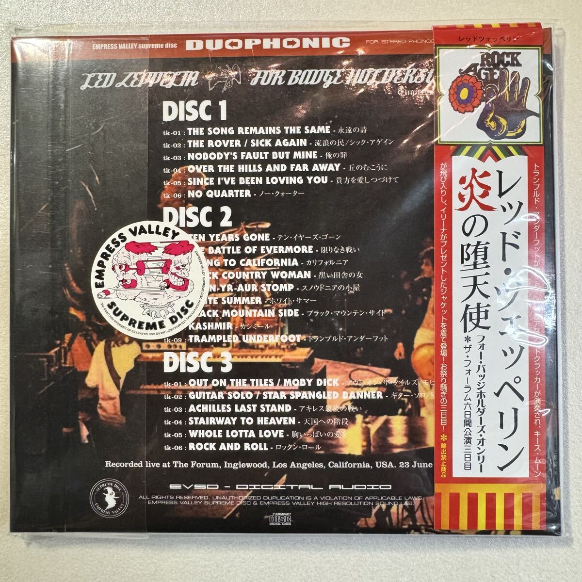 LED ZEPPELIN / FOR BADGE HOLDERS ONLY (3CD)