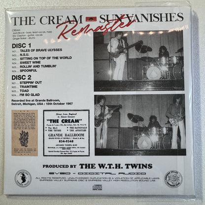 CREAM / SUN VANISHES demix (4CD BOX)