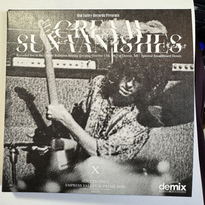 CREAM / SUN VANISHES (2CD) demix Empress Valley