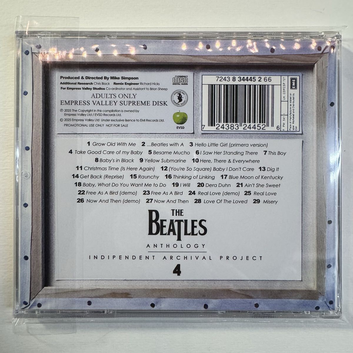 THE BEATLES / ANTHOLOGY independent archival project (1CD)