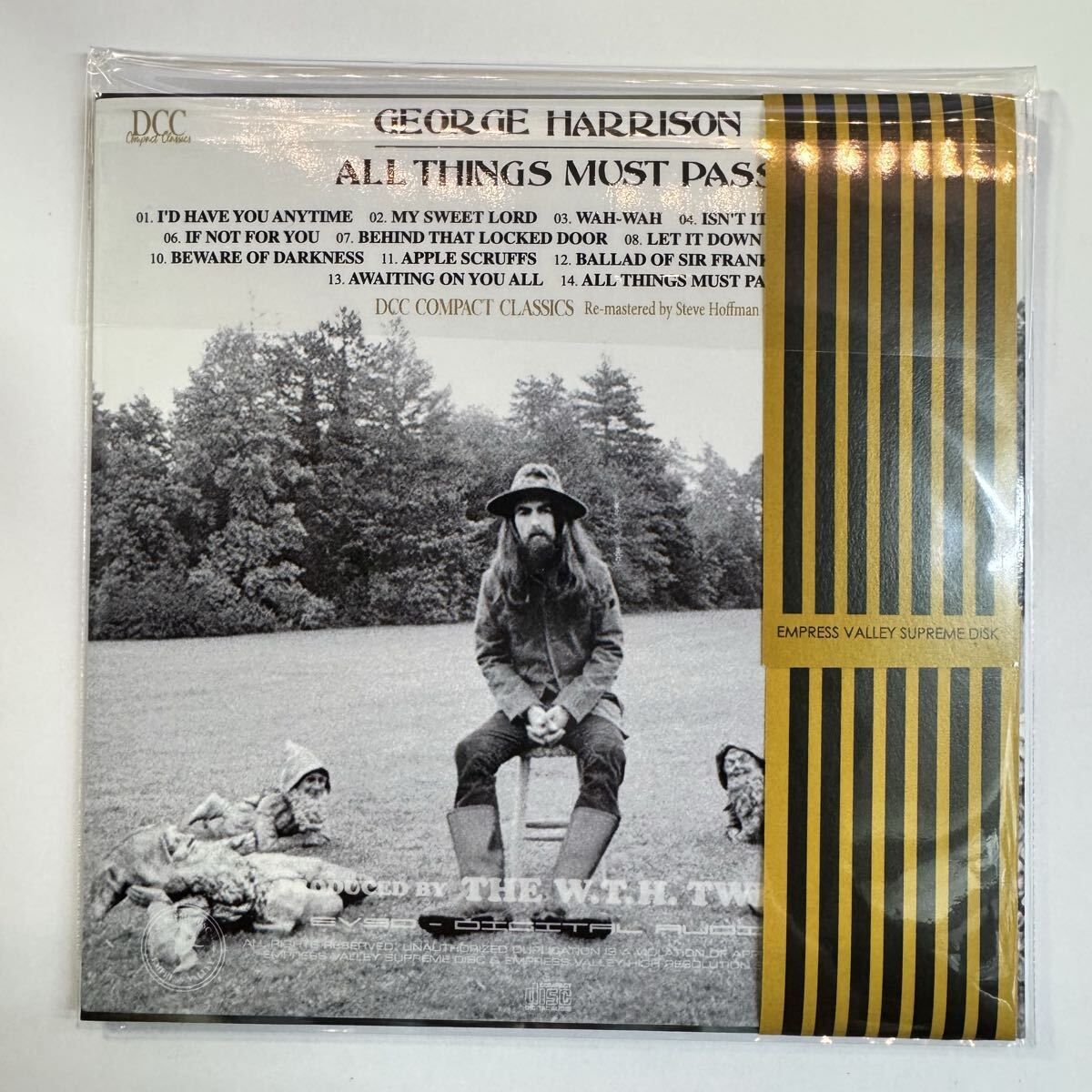 GEORGE HARRISON / ALL THINGS MUST PASS DCC COMPACT CLASSICS Remastered by Steve Hoffman (1CD)