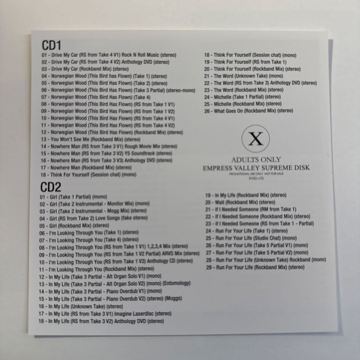 THE BEATLES / A HARD DAY’S NIGHT RUBBER SOUL HELP! FOR SALE Studio Sessions Captain Acid Remaster 4 Set (13CD)