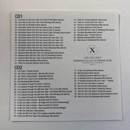 THE BEATLES / A HARD DAY’S NIGHT RUBBER SOUL HELP! FOR SALE Studio Sessions Captain Acid Remaster 4 Set (13CD)