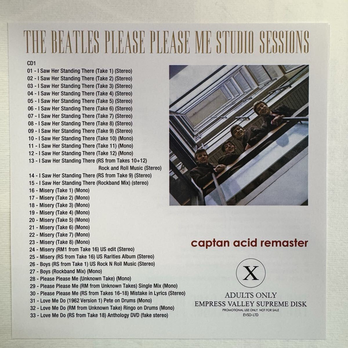 THE BEATLES / PLEASE PLEASE ME studio sessions captain acid remaster (2CD)