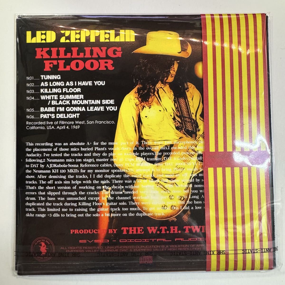 LED ZEPPELIN / KILLING FLOOR demix (1CD) – WORLD MUSIC LOVER